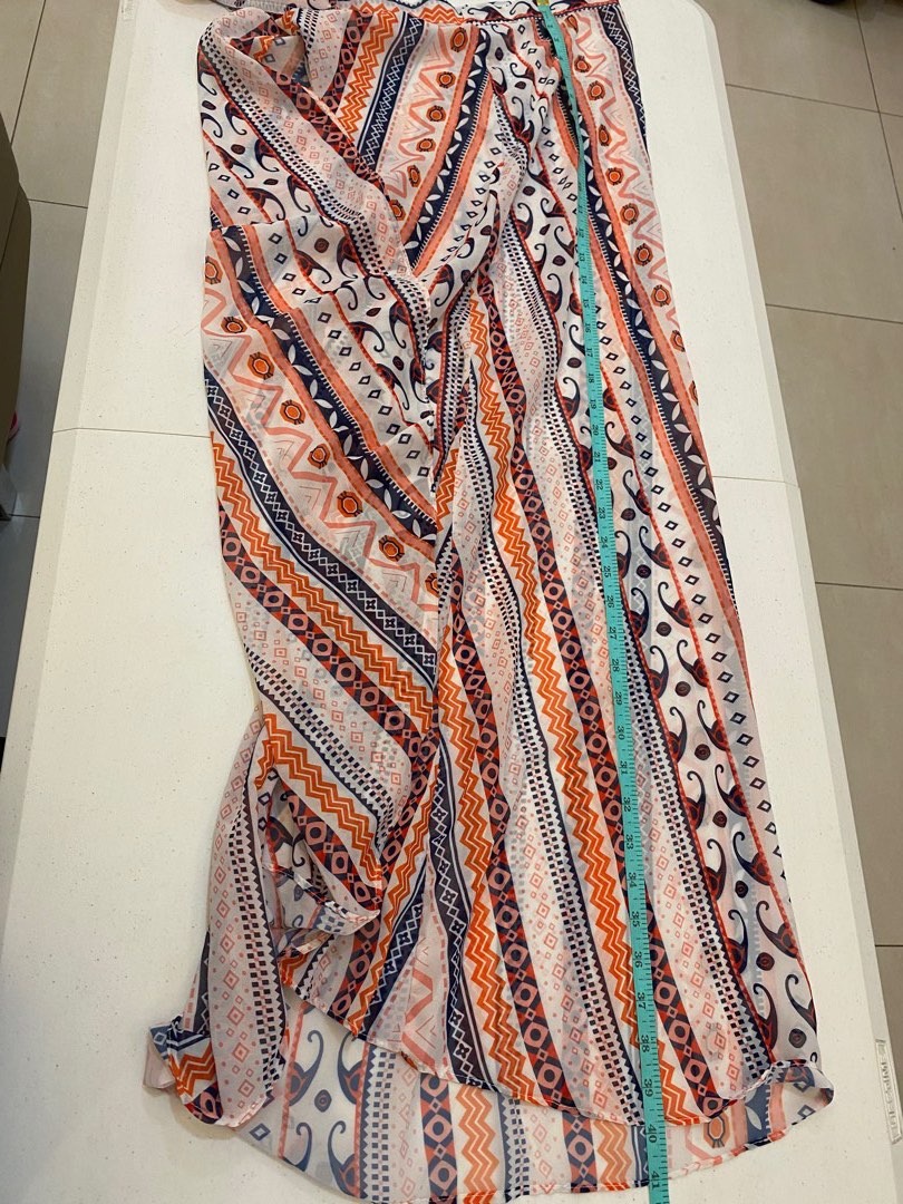 Beach cover up skirt boho wrap around on Carousell