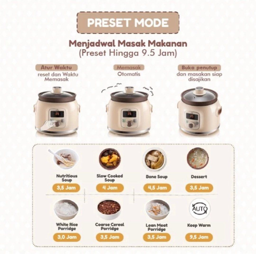 Bear Emily Slow Cooker 2L on Carousell