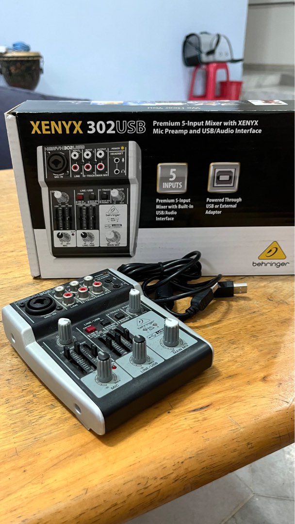Behringer XENYX 302 USB Audio Interface, Audio, Other Audio Equipment