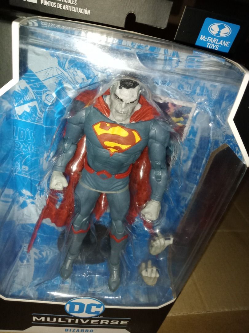 Bizarro (DC Rebirth | McFarlane DC Multiverse) (Category: Figurines & Statues) located in Iloilo. Submitted by wintersc09 (Listing ID 1220499013, Image 3). Description: For sale: McFarlane Toys DC Multiverse Bizarro action figure (DC Rebirth variant) (MISB) Price: P1,200.00 - 7-inch figure - Figure in mint condition - Sealed box, never opened Preferably meetup in Iloilo City para no scamming worries but open for shipping thru LBC & payment thru G
