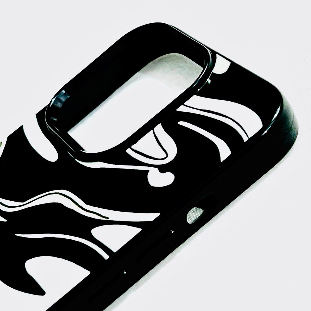 Black and White iPhone 13 Pro Case on Carousell