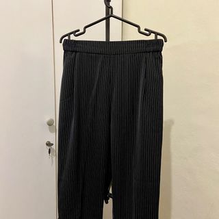 Black Striped Pants