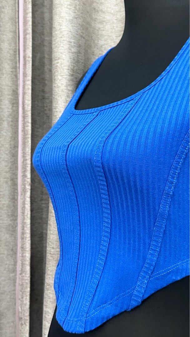 Blue Corset Top!, Women's Fashion, Tops, Others Tops on Carousell