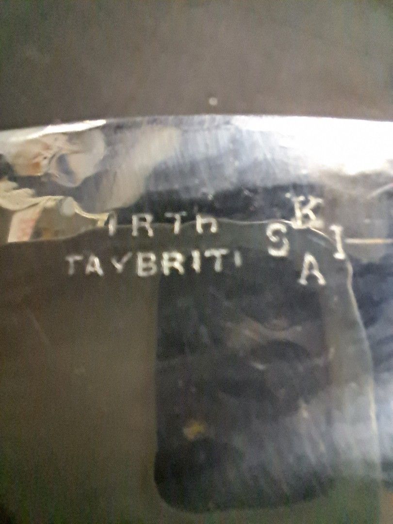 Rare Vintage Keswick School of Industrial Arts (KSIA) Bright Chrome