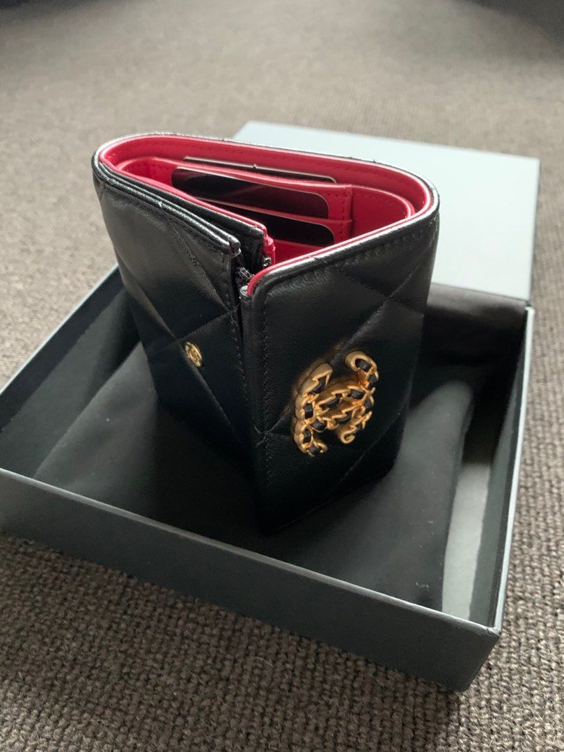 Chanel 19 small flap wallet price new arrivals