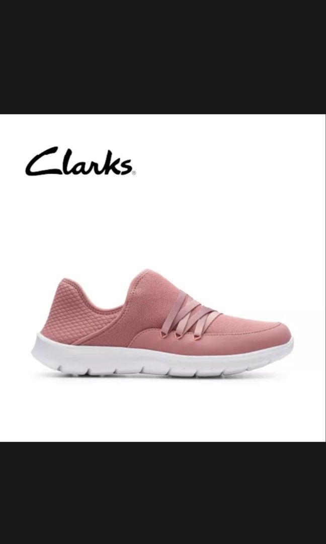 BRAND NEW CLARKS Casual Step Allena Hi Mauve Textile Women shoe