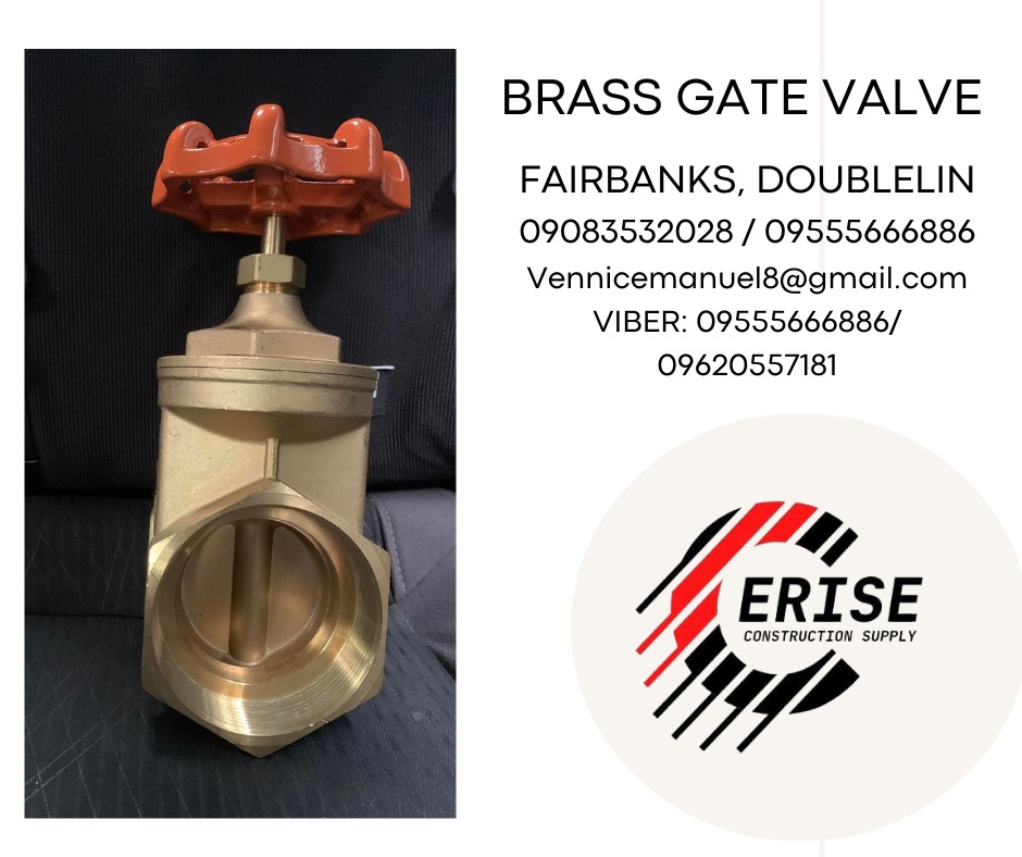 BRASS gate valve FAIRBANKS, Commercial & Industrial, Construction