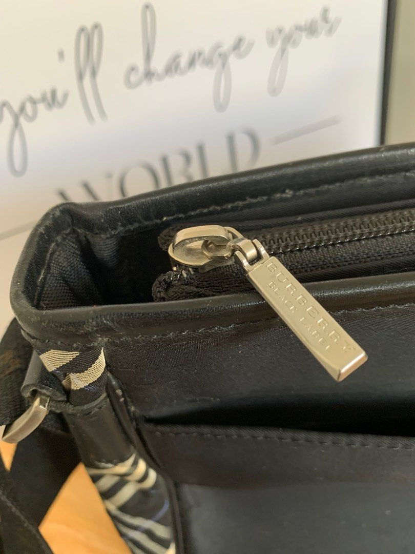 Burberry Black Label Messenger Bag, Men's Fashion, Bags, Sling Bags on