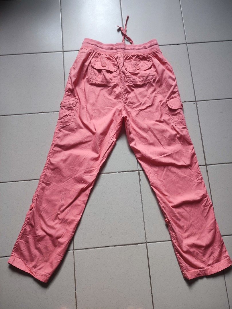 Woman within cargo pants store