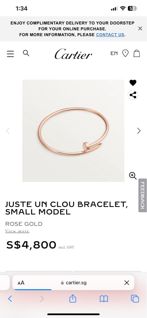 Cartier Juz Un Clue JUC Bangle Women #39 s Fashion Jewelry Organisers Cartier Juz Un Clue JUC Bangle Women #39 s Fashion Jewelry Organisers