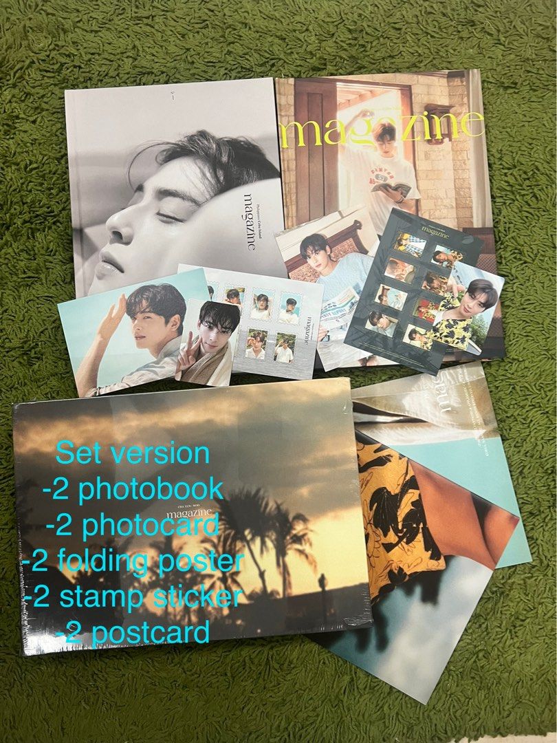 Cha Eun-woo 2022 Official Photo Book [Magazine] (Set Ver.) – Artbox