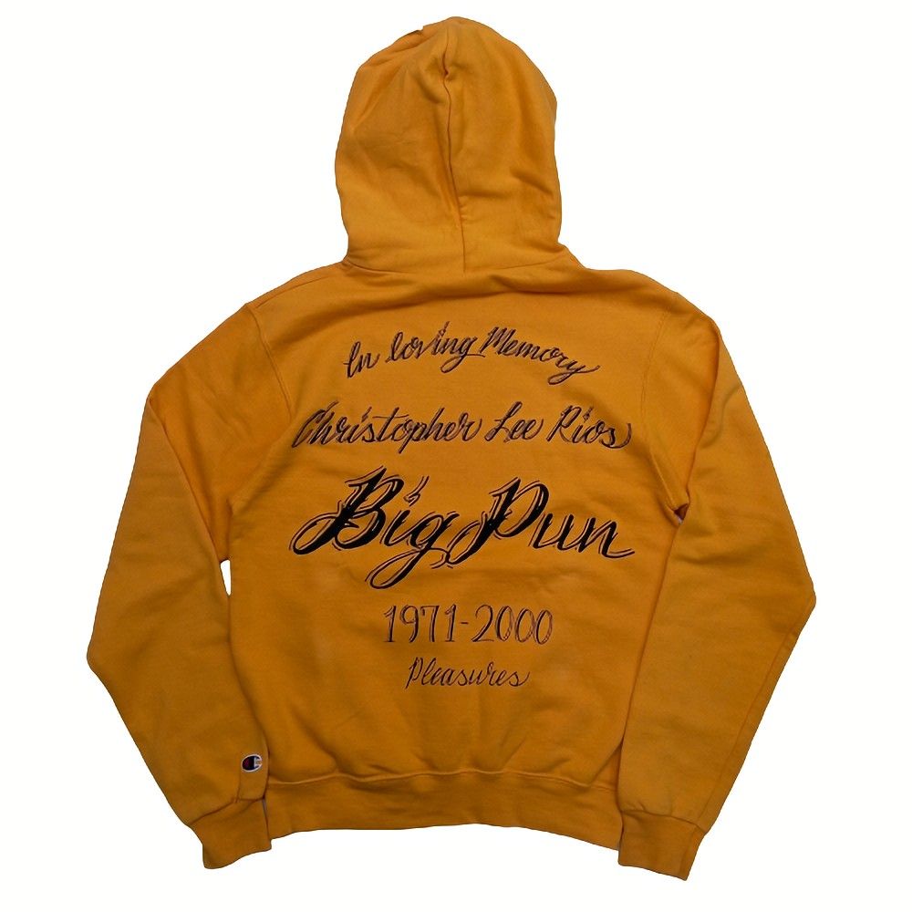 Pleasures x outlet champion hoodie