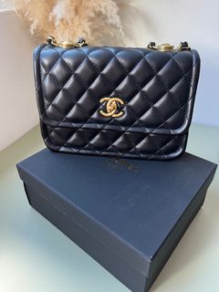 Authentic Chanel VIP Patent Sling Bag, Luxury, Bags & Wallets on Carousell