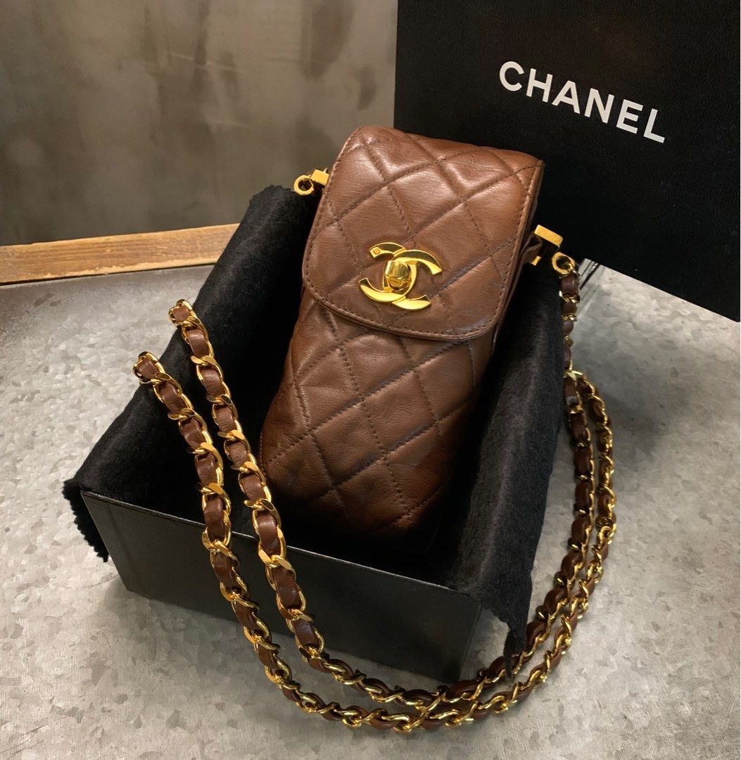 Chanel cell phone crossbody on sale