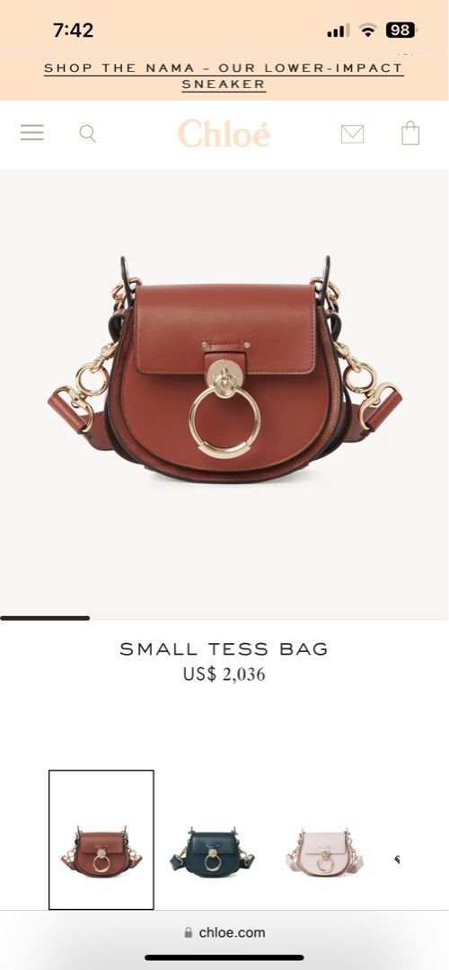 Chloe tess dupe clearance bag