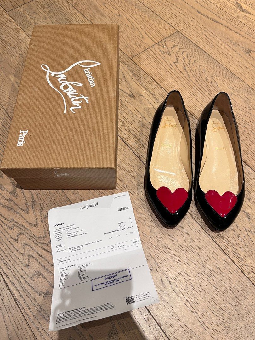 Louboutin 2025 heart shoes