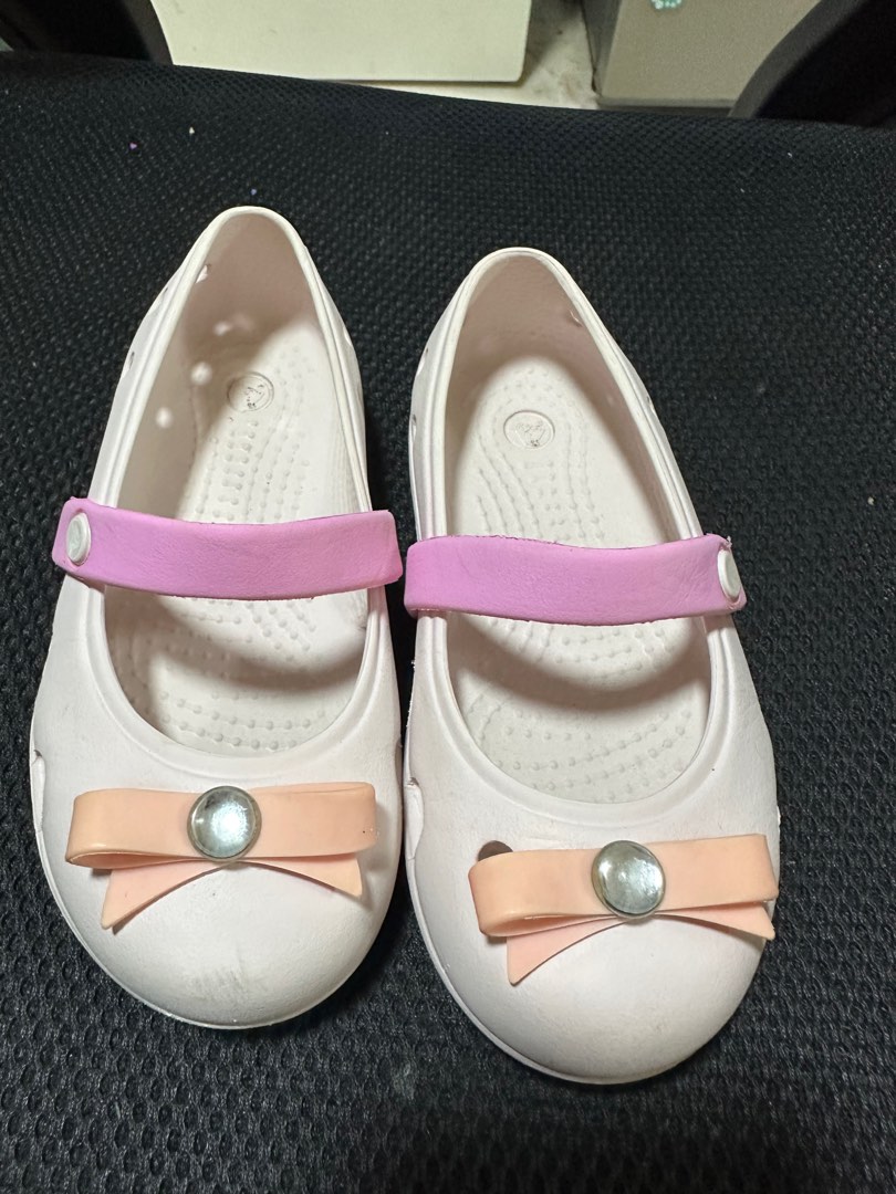 floral crocs size 9