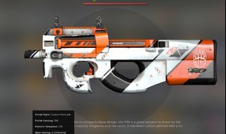 CSGO p90 asiimov