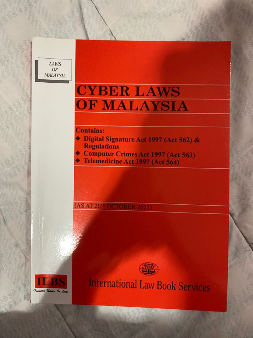 Cyber Laws of Malaysia Act/Statute, Hobbies & Toys, Books & Magazines