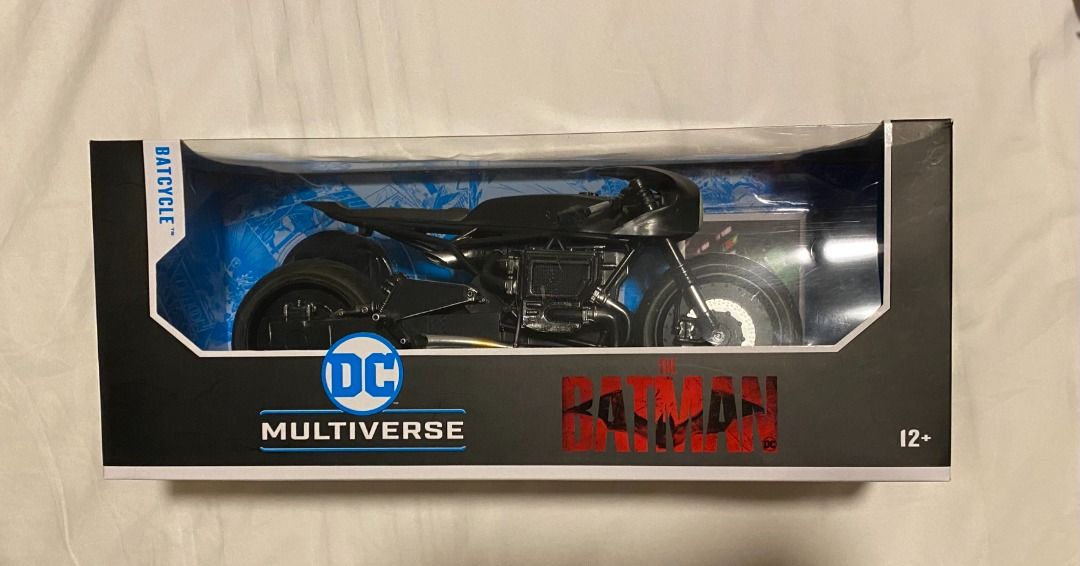 THE BATMAN BATCYCLE 2022 McFarlane Toys DC Multiverse Action Figure Motorcycle EUR 36,74