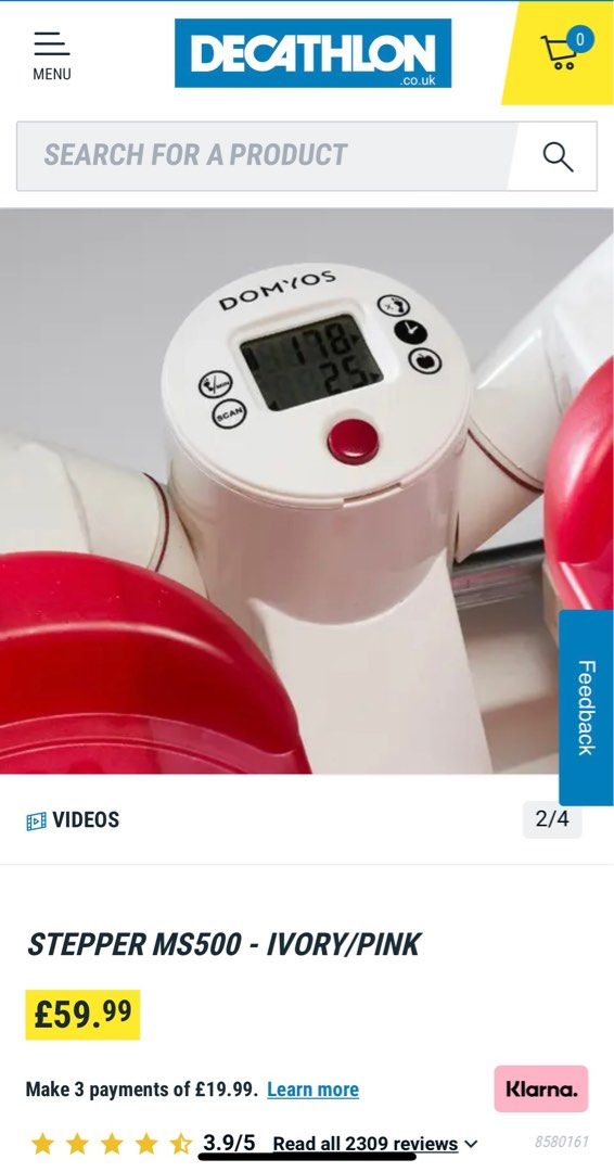 Stepper decathlon 2025 uk