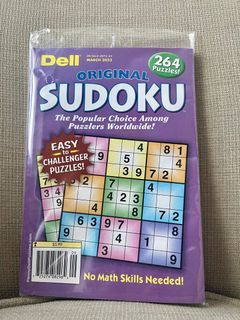 Dell Original Sudoku 264 puzzles March 2023 edition