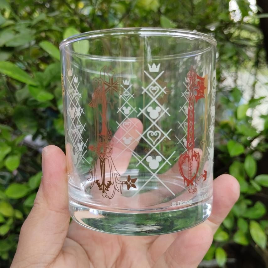 DISNEY Ichiban Kuji KINGDOM HEARTS glass Cup, Furniture & Home Living