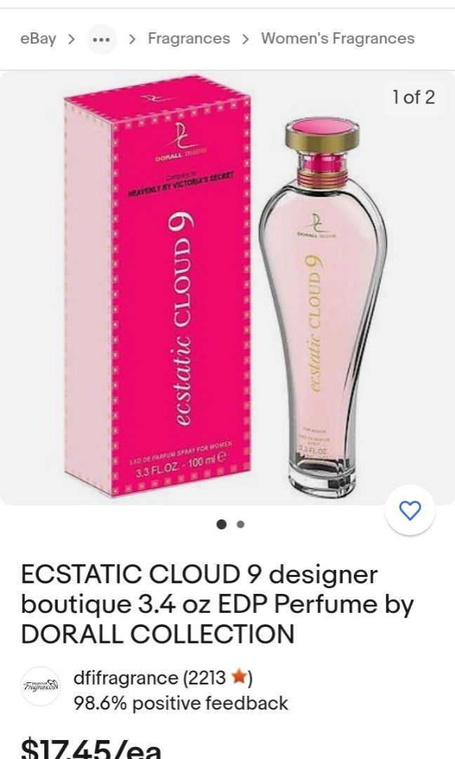 Dorral Collection Ecstatic Cloud 9 (Category: Fragrance & Deodorants) located in Mabalacat. Submitted by declutter_by_eij (Listing ID 1220445827, Image 2). Description: 90% FULL.