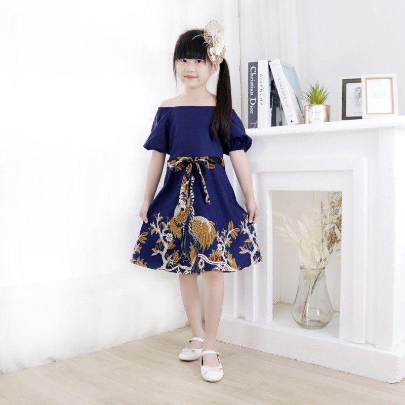 Dress batik 2025 anak modern