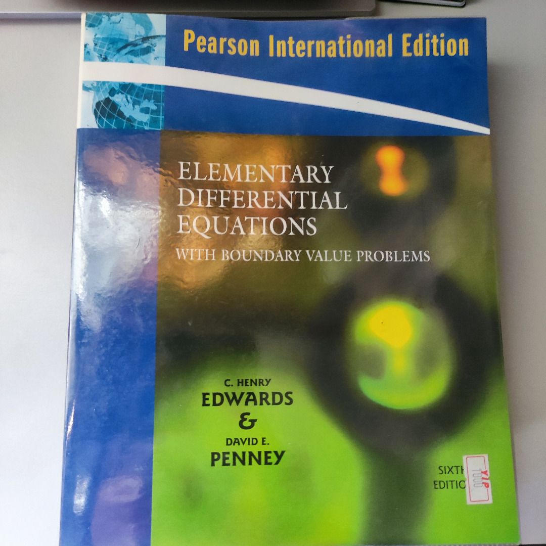 Elementary Differential Equations, Hobbies & Toys, Books & Magazines