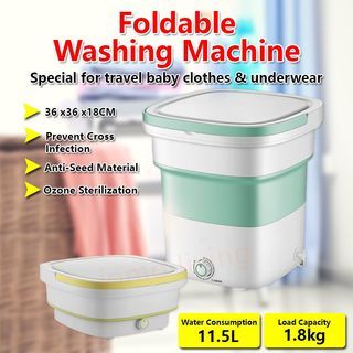 Famous Foldable Washing Machine Portable Electronic For Baby Clothes Small Clothes Underwear Socks Towel