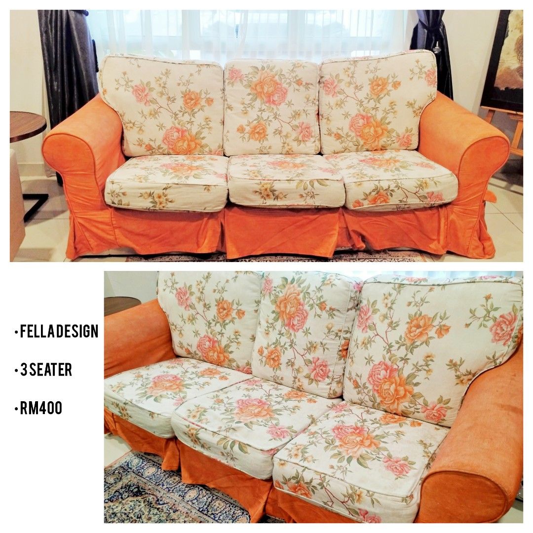 Fella Design English Style 3 Seater Sofa, Furniture & Home Living
