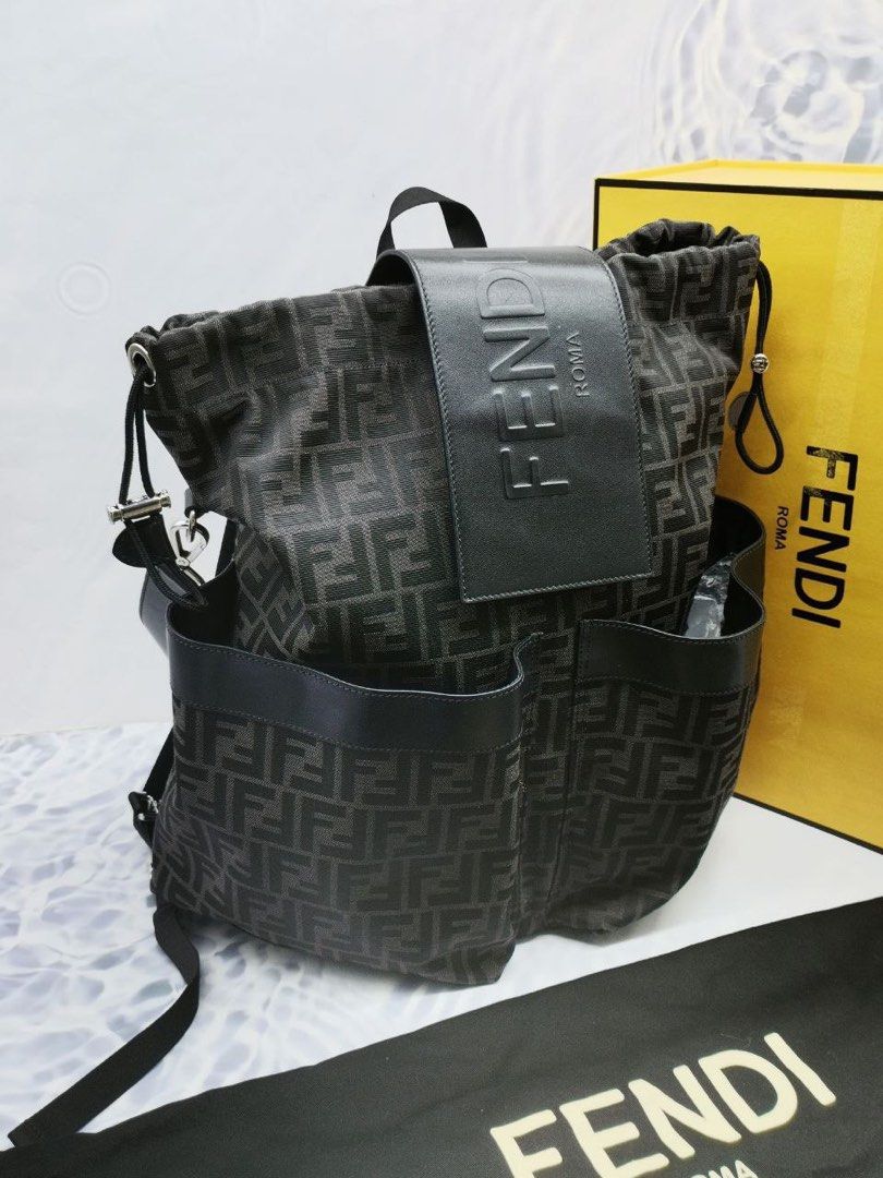 Fendi drawstring backpack top