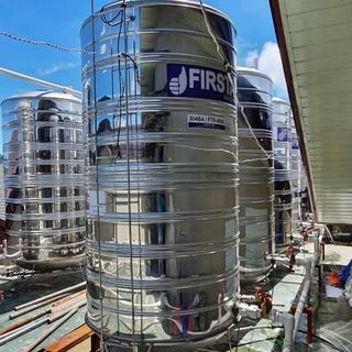 Firstank 4000L Stainless Vertical Water Storage Tank