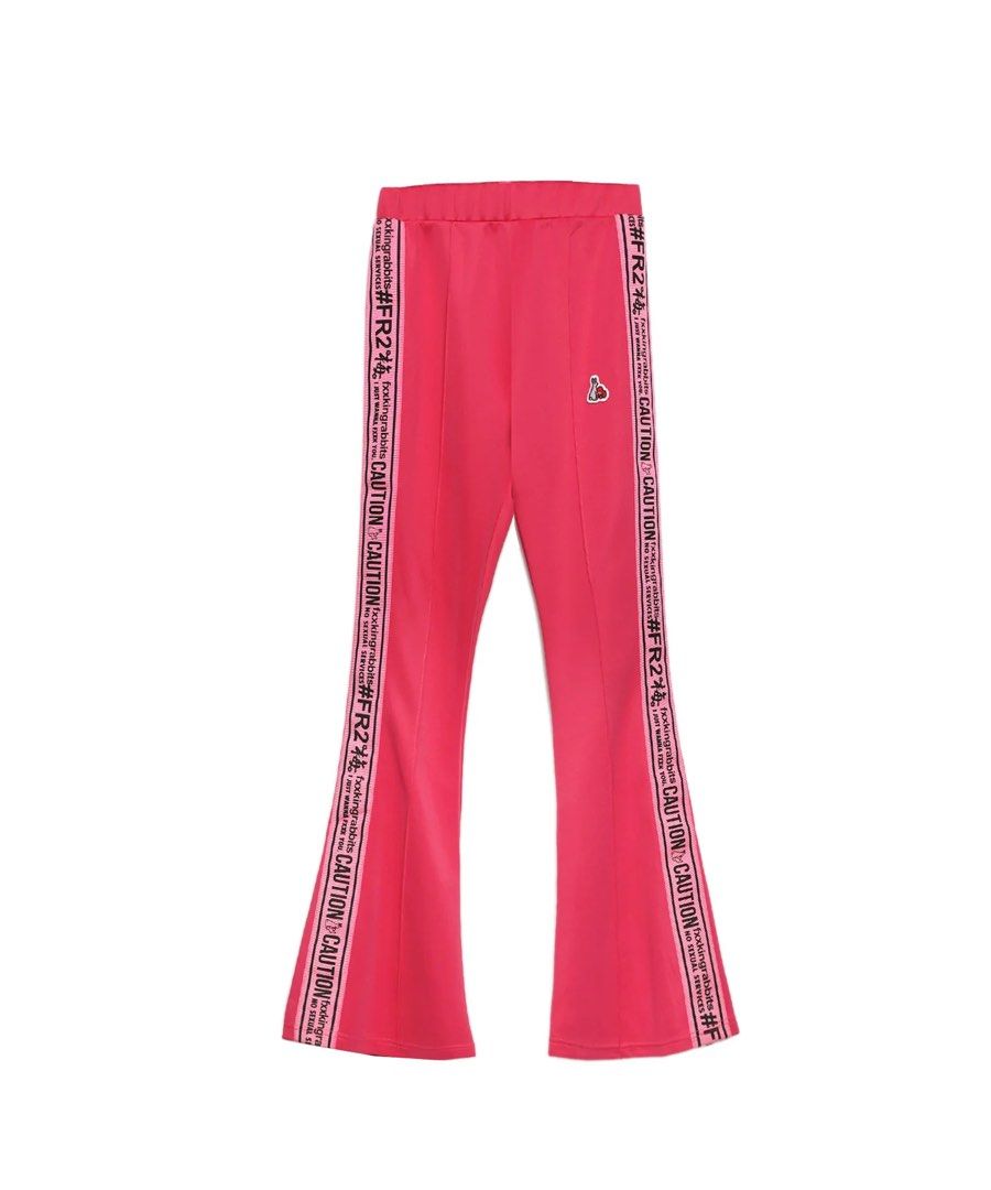 FR2 梅 LINE JERSEY FLARE PANTS, Women's Fashion, Bottoms, Jeans