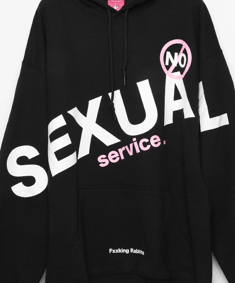FR2 梅 NO SEXUAL SERVICES HOODIE, Men's Fashion, Tops & Sets