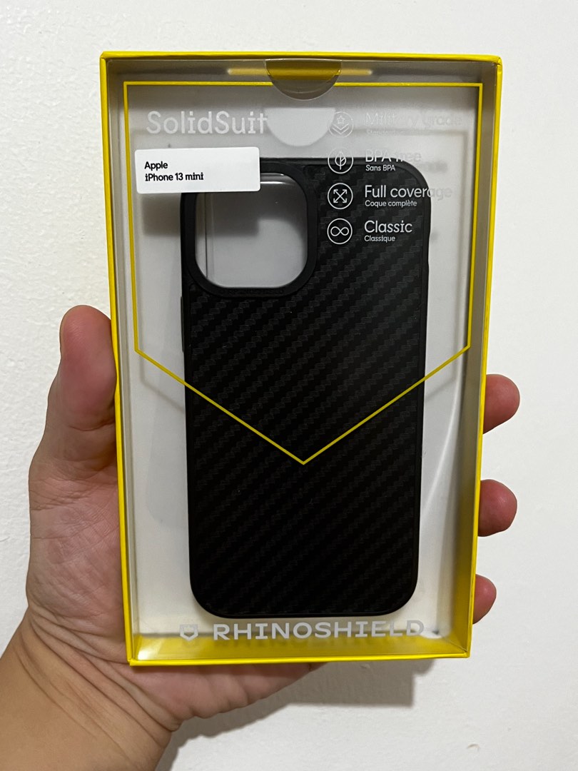 FS : iPhone 13 mini Rhinoshield Solidsuit (Bnew), Mobile Phones & Gadgets,  Mobile & Gadget Accessories, Cases & Sleeves on Carousell