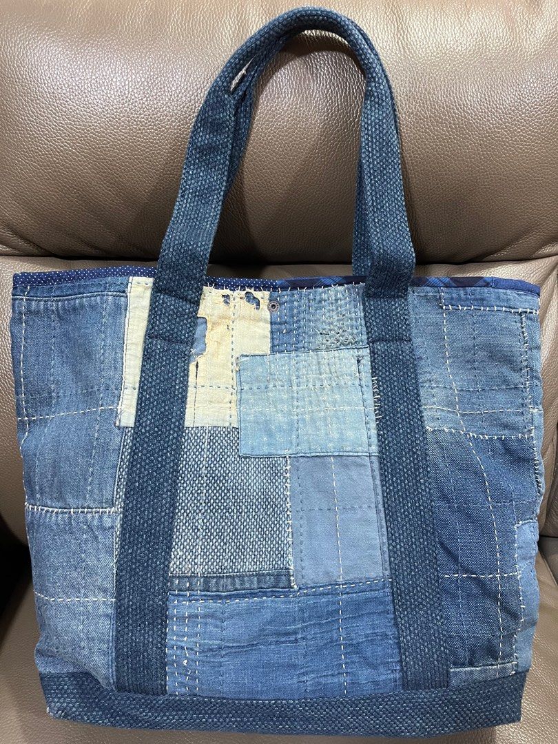 Funset of art boro sashiko tote bag kapital rrl visvim, 名牌, 手袋 
