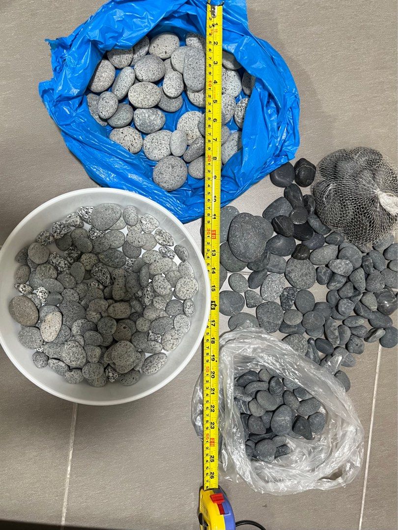 Garden Pebbles Assorted Sizes and Colour, Furniture & Home Living, Home