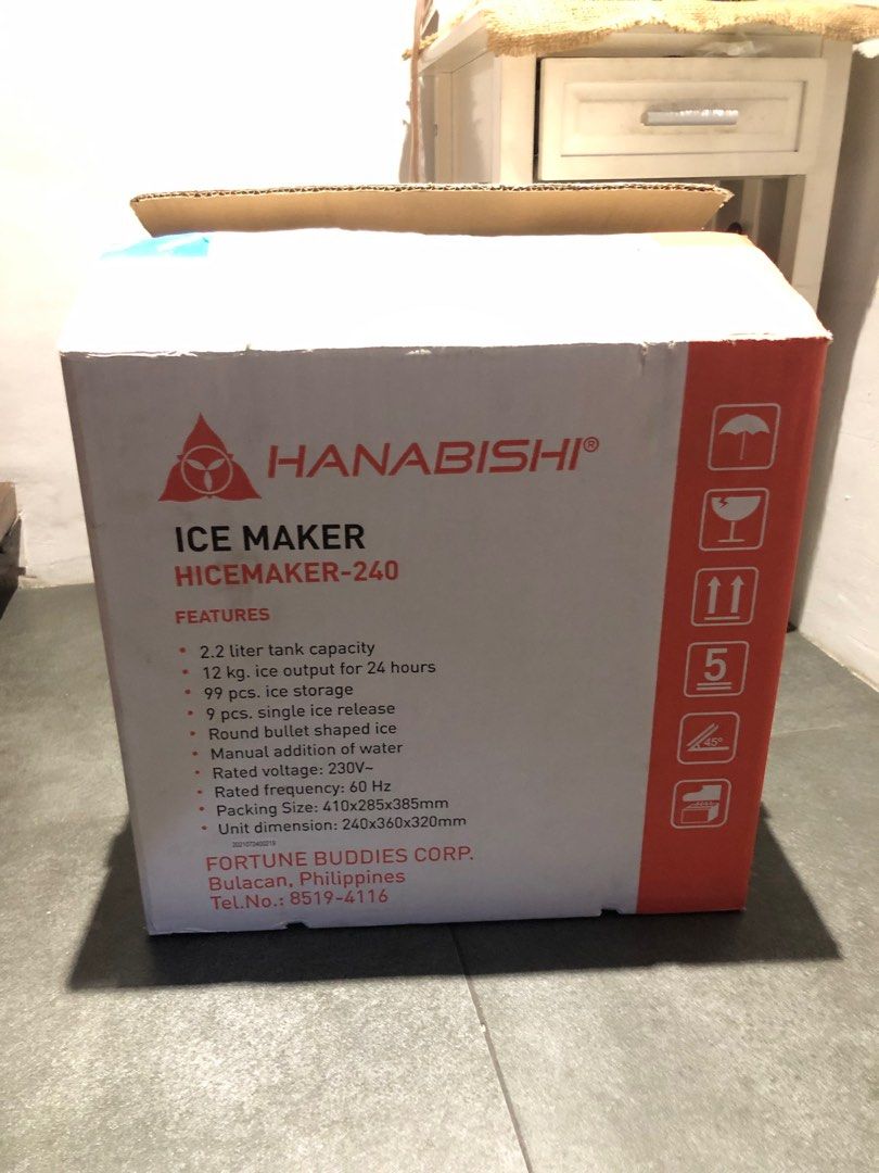 Hanabishi Ice Maker, Furniture & Home Living, Kitchenware & Tableware