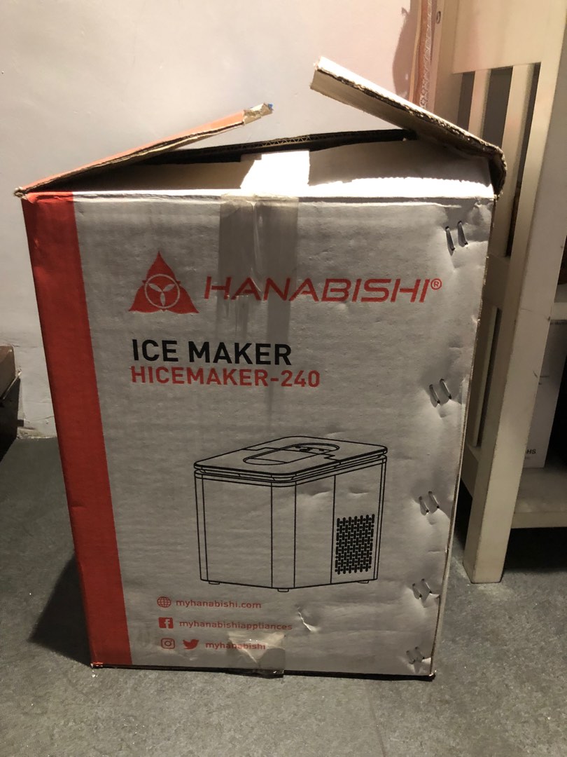 Hanabishi Ice Maker, Furniture & Home Living, Kitchenware & Tableware