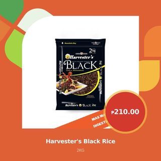 Harvester's Black Rice 2kg.