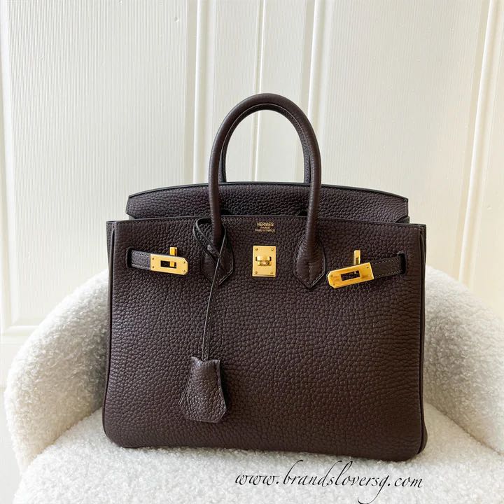 Rare! Hermes Birkin 30 chocolate Togo on GHW!, Luxury, Bags & Wallets on  Carousell