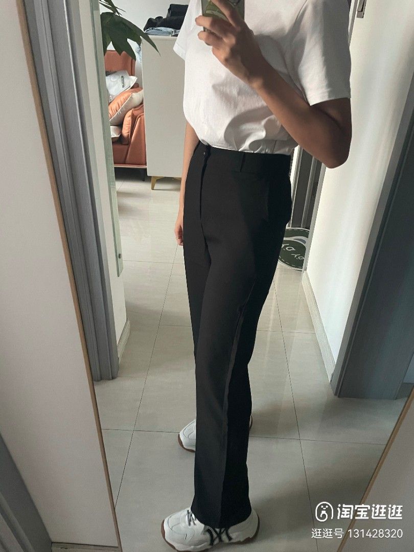 High waist pants black. Formal. Casual., Women's Fashion, Bottoms, Other  Bottoms on Carousell