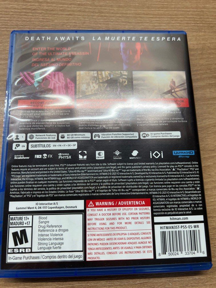 Hitman ps5, Video Gaming, Video Games, PlayStation on Carousell