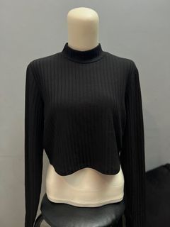 H&M crop top black