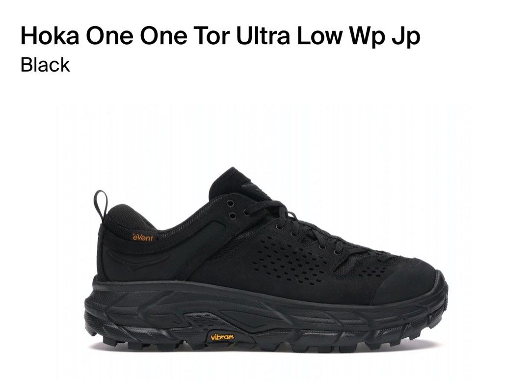 Hoka tor ultra black top