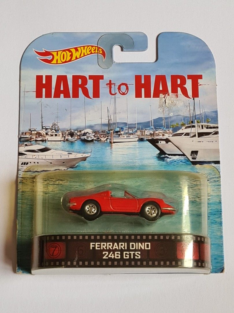 Hot Wheels 1/18 – Ferrari Dino 246 GTS Jaune 1970 – Miniature De Collection