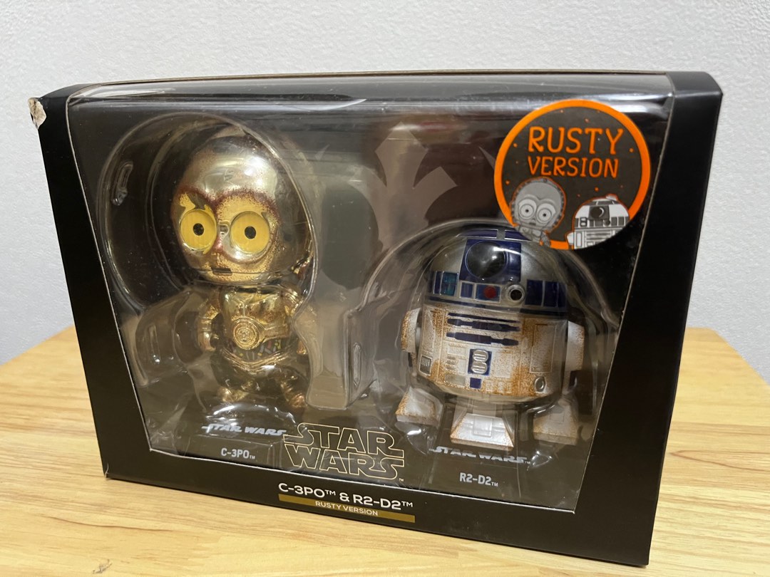 Hottoys Cosbaby Star Wars C-3PO R2-D2 Rusty Version Hot Toys C3PO R2D2 ...