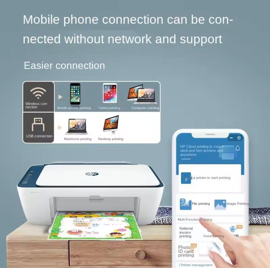 HP all-in-one color printer, wifi, Computers & Tech, Printers, Scanners ...